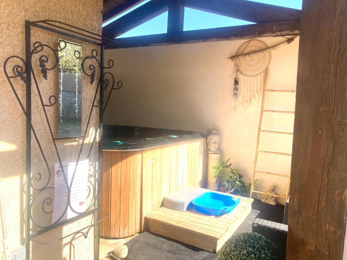 Villa 110M2, 7 Pers, Jacuzzi , 3 Chambres, Terrain Clos Et Arbore 2500M2 Trebes Bagian luar foto